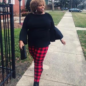 High Waisted Stevie Ponte Knit Pants